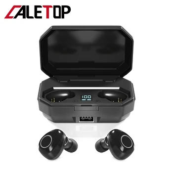 CALETOP TWS Support Aptx ACC True Wirless Bluetooth 5.0 Earphone Noise Reduction Earphone with LED Power Display Charging Case
CALETOP TWS Support Aptx ACC True Wirless Bluetooth 5.0 Earphone Noise Reduction Earphone with LED Power Display Charging Case