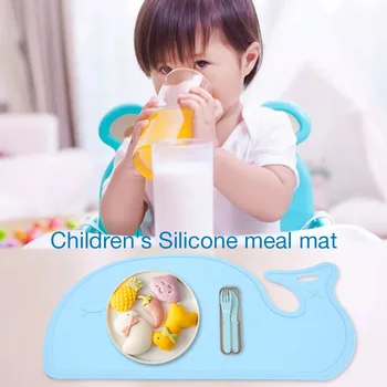 Non-slip Baby Placemat Cute Whale Shaped Silicone Placemats BPA Free Kids Placemat Baby Feeding Easy Cleaning Tableware Pads
Non-slip Baby Placemat Cute Whale Shaped Silicone Placemats BPA Free Kids Placemat Baby Feeding Easy Cleaning Tableware Pads