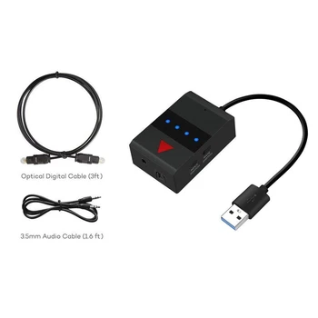TX12S Bluetooth Transmitter A2DP Stereo Audio Optical SPDIF Toslink RCA Aux 3.5mm Transmitter Music Adapter for TV PC PS4 XBOX
TX12S Bluetooth Transmitter A2DP Stereo Audio Optical SPDIF Toslink RCA Aux 3.5mm Transmitter Music Adapter for TV PC PS4 XBOX