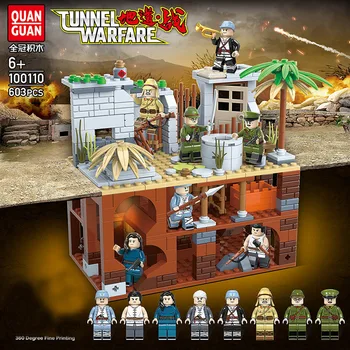 WW2 Military Tunnel Warfare Scenes Building Block China Japan Soldier Weapon Guns Army Battlefield Bricks Model Creative Toys
WW2 Military Tunnel Warfare Scenes Building Block China Japan Soldier Weapon Guns Army Battlefield Bricks Model Creative Toys