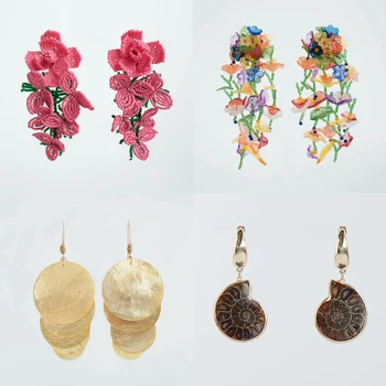 Girlgo ZA 23 Design Metal Enamelled Earrings Dangle Earrings with Irregular-Shaped Enamelled Pendants Ear Jewelry
Girlgo ZA 23 Design Metal Enamelled Earrings Dangle Earrings with Irregular-Shaped Enamelled Pendants Ear Jewelry