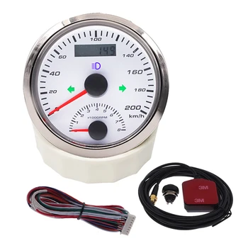200 KM/H GPS Speedometer With Tachometer 0-8000 RPM For Motorcycle High Beam Over Speed Alarm 125 KM/H Odometer With GPS Antenna
200 KM/H GPS Speedometer With Tachometer 0-8000 RPM For Motorcycle High Beam Over Speed Alarm 125 KM/H Odometer With GPS Antenna