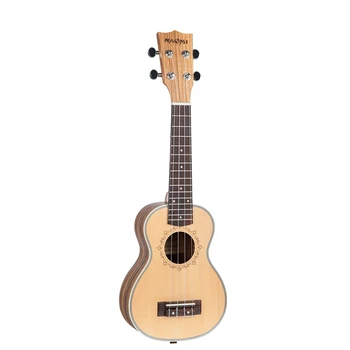 NAOMI Ukulele Solid Spruce Top Zebrawood Back Mahogany Ukulele 4 String Hawaii Guitar Soprano Ukulele
NAOMI Ukulele Solid Spruce Top Zebrawood Back Mahogany Ukulele 4 String Hawaii Guitar Soprano Ukulele