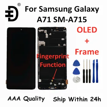 OLED LCD For Samsung Galaxy A71 A715 LCD Display Touch Screen Digitizer With Frame For Samsung A71 A715 Display Replacement
OLED LCD For Samsung Galaxy A71 A715 LCD Display Touch Screen Digitizer With Frame For Samsung A71 A715 Display Replacement