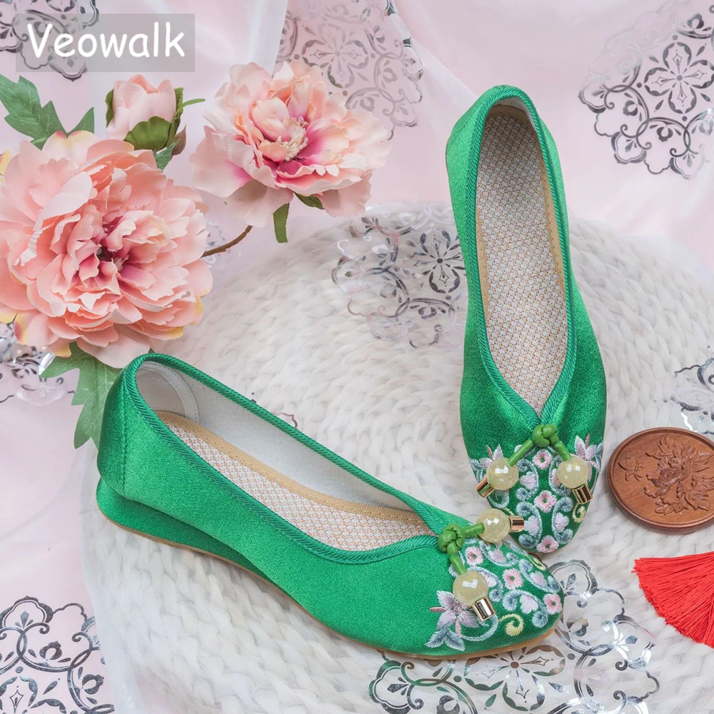 Женские балетки Veowalk из флока и хлопка, с заостренным носком, удобные винтажные слипоны, прогулочные туфли для женщин, зеленые, черные, красные
Женские балетки Veowalk из флока и хлопка, с заостренным носком, удобные винтажные слипоны, прогулочные туфли для женщин, зеленые, черные, красные