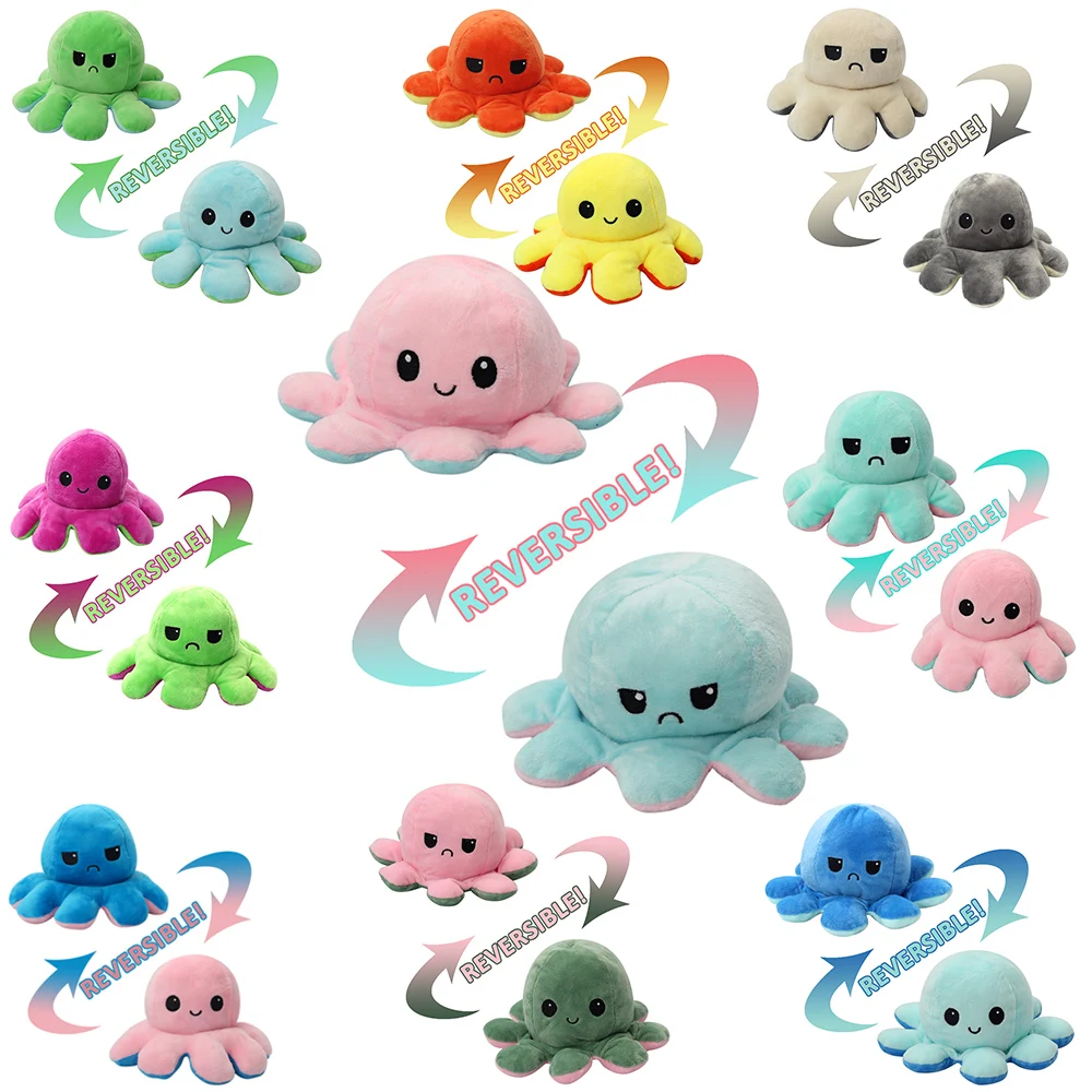 Reversible Flip Octopu Stuffed Plush Doll Soft Simulation Reversible Plush Toy Color Chapter Plush Doll Filled Plush Child Toy
Reversible Flip Octopu Stuffed Plush Doll Soft Simulation Reversible Plush Toy Color Chapter Plush Doll Filled Plush Child Toy