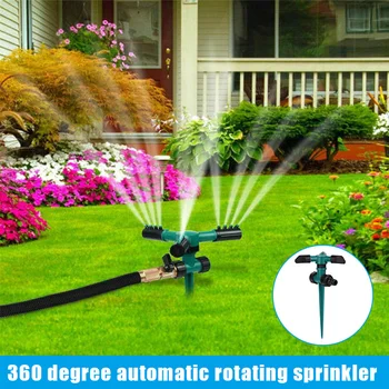 Automatic Rotating Garden Lawn Water Sprinklers 3 Arms Sprayer Irrigation Tool JDH99
Automatic Rotating Garden Lawn Water Sprinklers 3 Arms Sprayer Irrigation Tool JDH99
