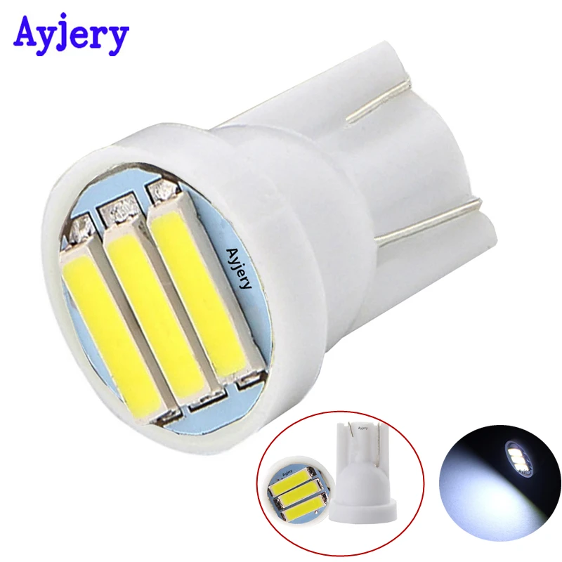 AYJERY Оптовая Продажа 500X T10 7014 3 SMD Led 194 927 161 168 W5W Автомобильные приборные огни