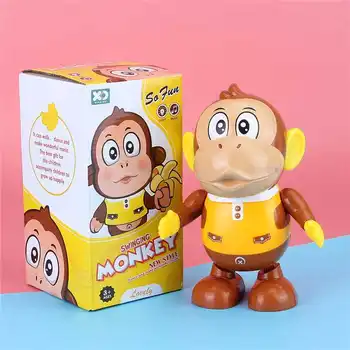 Electric Robot Monkey Toys Fun Dancing Street Dance Electric Musical Toy LED Light Music Dancing AnimalsToy for Children Gifts
Electric Robot Monkey Toys Fun Dancing Street Dance Electric Musical Toy LED Light Music Dancing AnimalsToy for Children Gifts
