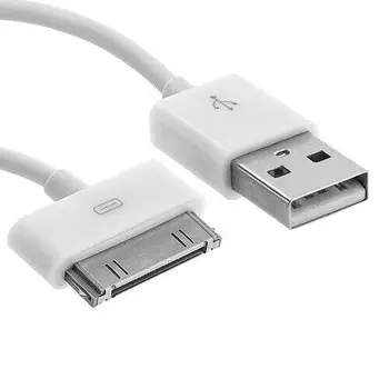 USB Charger Charging Cable Cord For iPhone 4 4S 4G 3GS 2G iPod Touch White Color
USB Charger Charging Cable Cord For iPhone 4 4S 4G 3GS 2G iPod Touch White Color