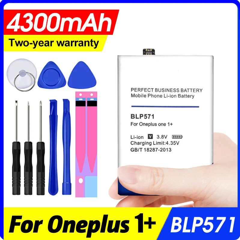

4300mah Blp571 Battery for Oneplus One Smartphone Plus 1