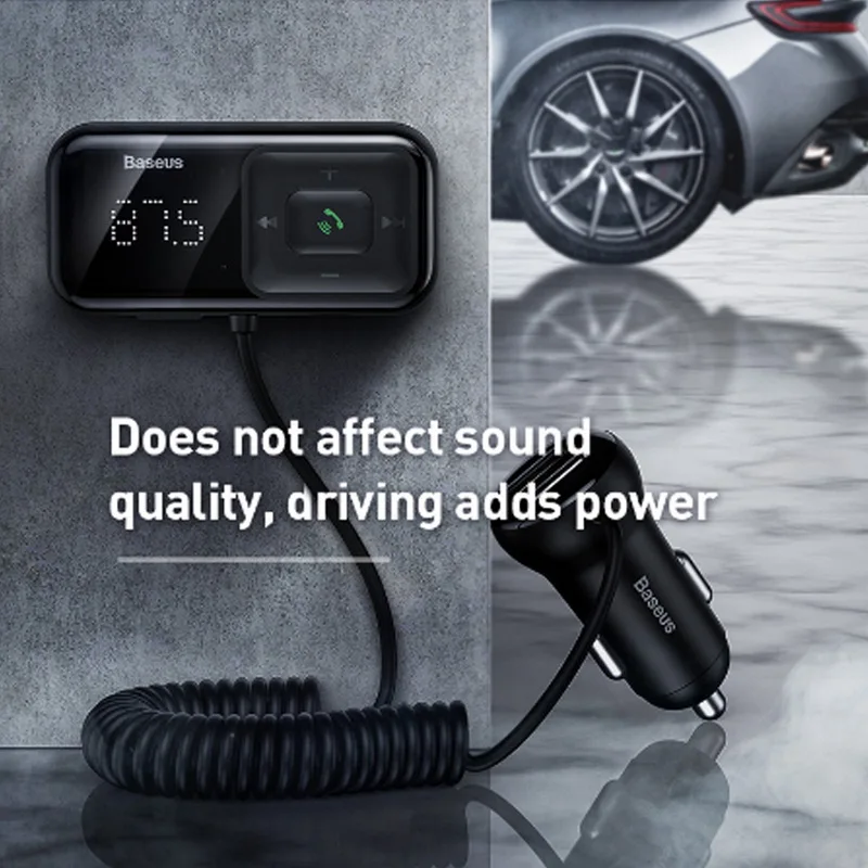 FM Modulator Transmitter Bluetooth 5.0 FM Radio 3.1A USB Car Charger Handsfree Car Kit Wireless Aux Audio FM Transmiter
FM Modulator Transmitter Bluetooth 5.0 FM Radio 3.1A USB Car Charger Handsfree Car Kit Wireless Aux Audio FM Transmiter
