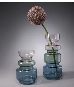 Creative Gradient Glass Vase Decoration Living Room Flower Arrangement Flower Large Model Room Dining Table Decoration
Creative Gradient Glass Vase Decoration Living Room Flower Arrangement Flower Large Model Room Dining Table Decoration