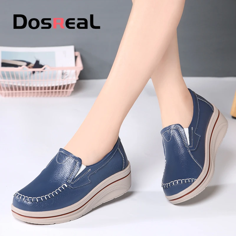 Dosreal New Arrival Women Flats Shoes Leather Platform Flats Ladies Summer Breathable Fashion Loafers Shoe Females Sneakers Shoe
Dosreal New Arrival Women Flats Shoes Leather Platform Flats Ladies Summer Breathable Fashion Loafers Shoe Females Sneakers Shoe