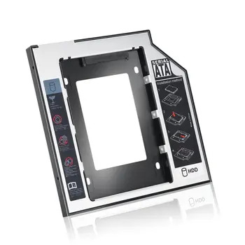 Hard Disk Drive Bay Universal 2.5 2nd 9.5mm Ssd Hd SATA Hard Disk Drive HDD Caddy Adapter Bay For Cd Dvd Rom Optical Bay New
Hard Disk Drive Bay Universal 2.5 2nd 9.5mm Ssd Hd SATA Hard Disk Drive HDD Caddy Adapter Bay For Cd Dvd Rom Optical Bay New