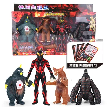 

Ultraman Belial Battle Kaiju Soft Glue Monster Figures Red King Gomora Bemstar Altman Ginga Children Favorite Christmas Gifts