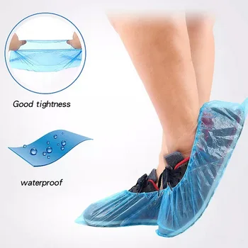 Hot Sale Disposable Thick Shoes CoversPlastic Home Overshoes 100 Pcs/pack Outdoor Rainy Waterproof Boot Covers
Hot Sale Disposable Thick Shoes CoversPlastic Home Overshoes 100 Pcs/pack Outdoor Rainy Waterproof Boot Covers