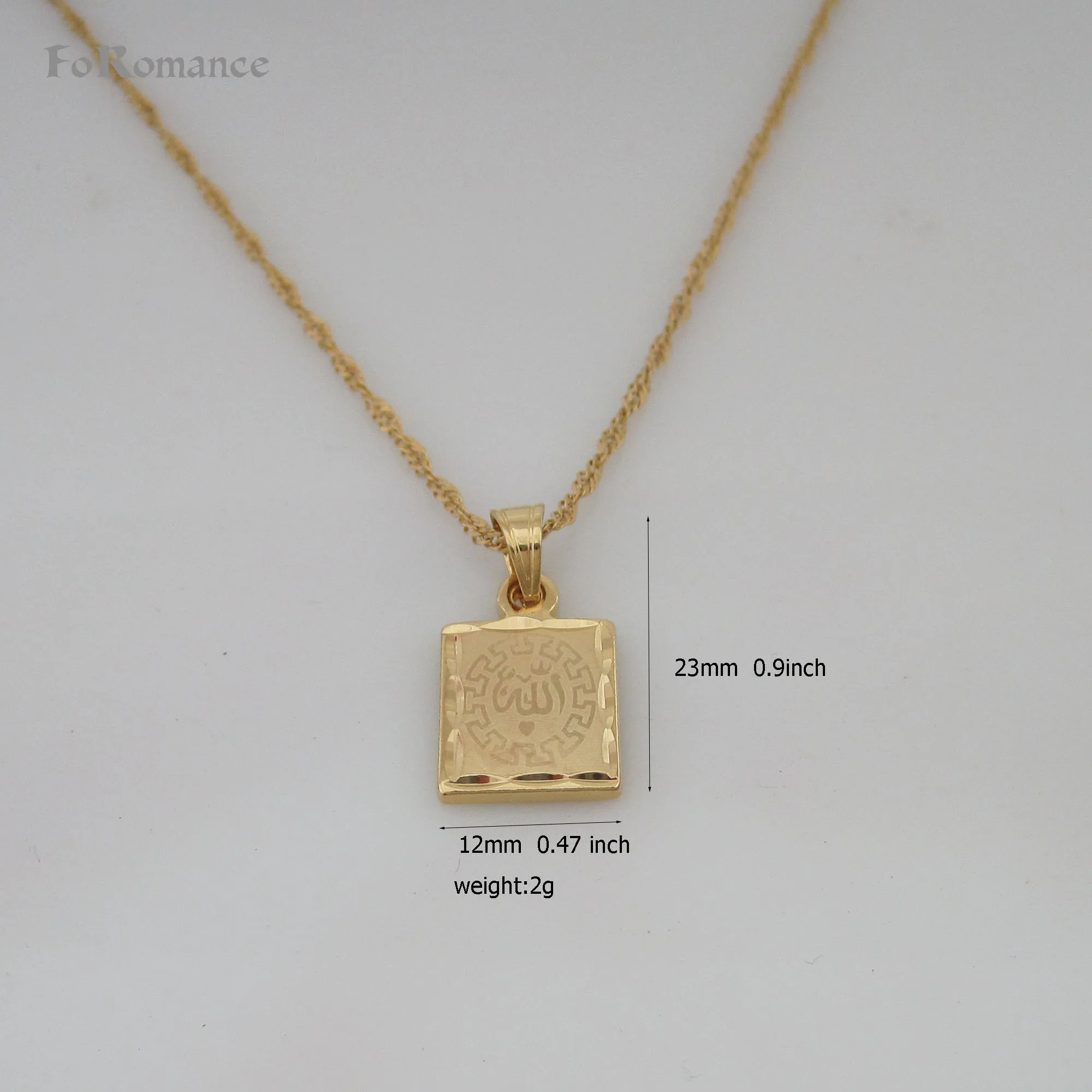 order 10$ get free shipping with tracking info- YELLOW GOLD GP 18" NECKLACE & MUSLIM ALLAH GOD RECTANGLE SHAPE SMALL PENDANT
order 10$ get free shipping with tracking info- YELLOW GOLD GP 18" NECKLACE & MUSLIM ALLAH GOD RECTANGLE SHAPE SMALL PENDANT