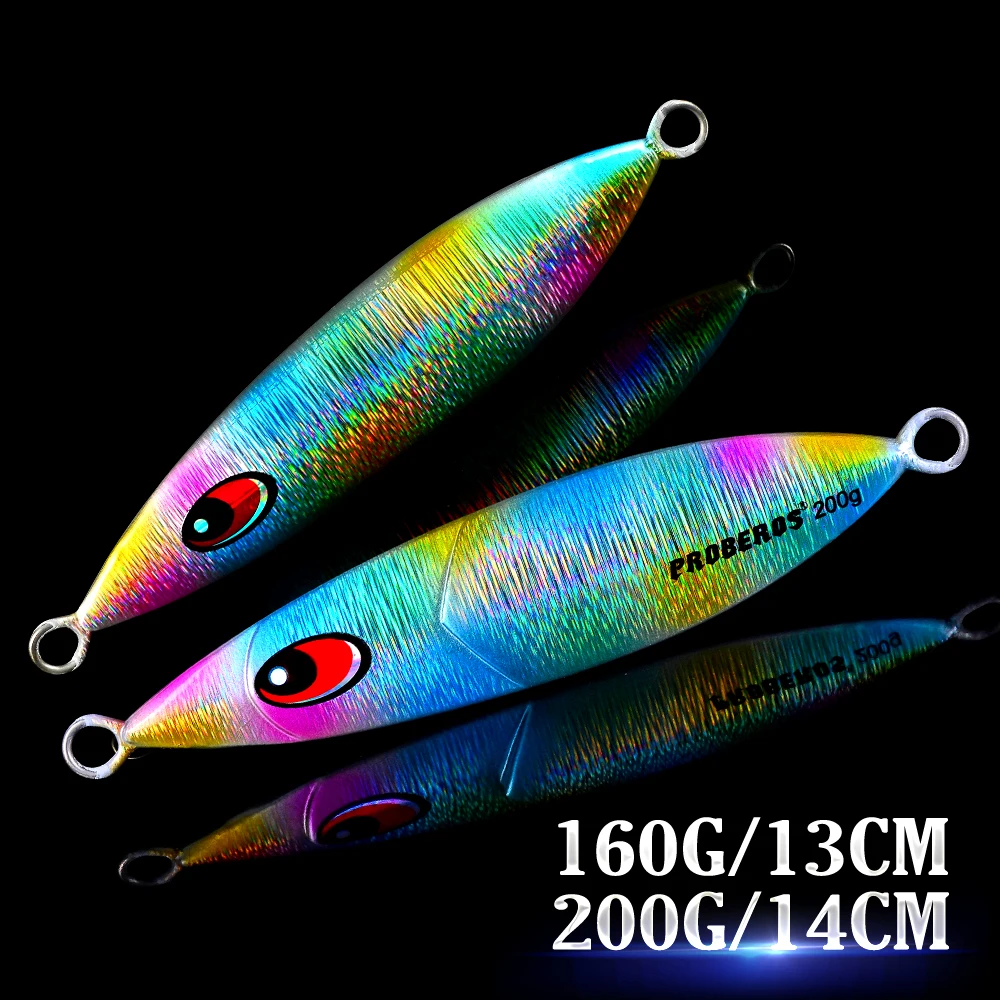 PRO BEROS Jigs 160-200g Fishing Lure 8 Color Fishing Bait 13cm-14cm Casting Lure Deep Sea Jig Hard Fishing Tackle
PRO BEROS Jigs 160-200g Fishing Lure 8 Color Fishing Bait 13cm-14cm Casting Lure Deep Sea Jig Hard Fishing Tackle
