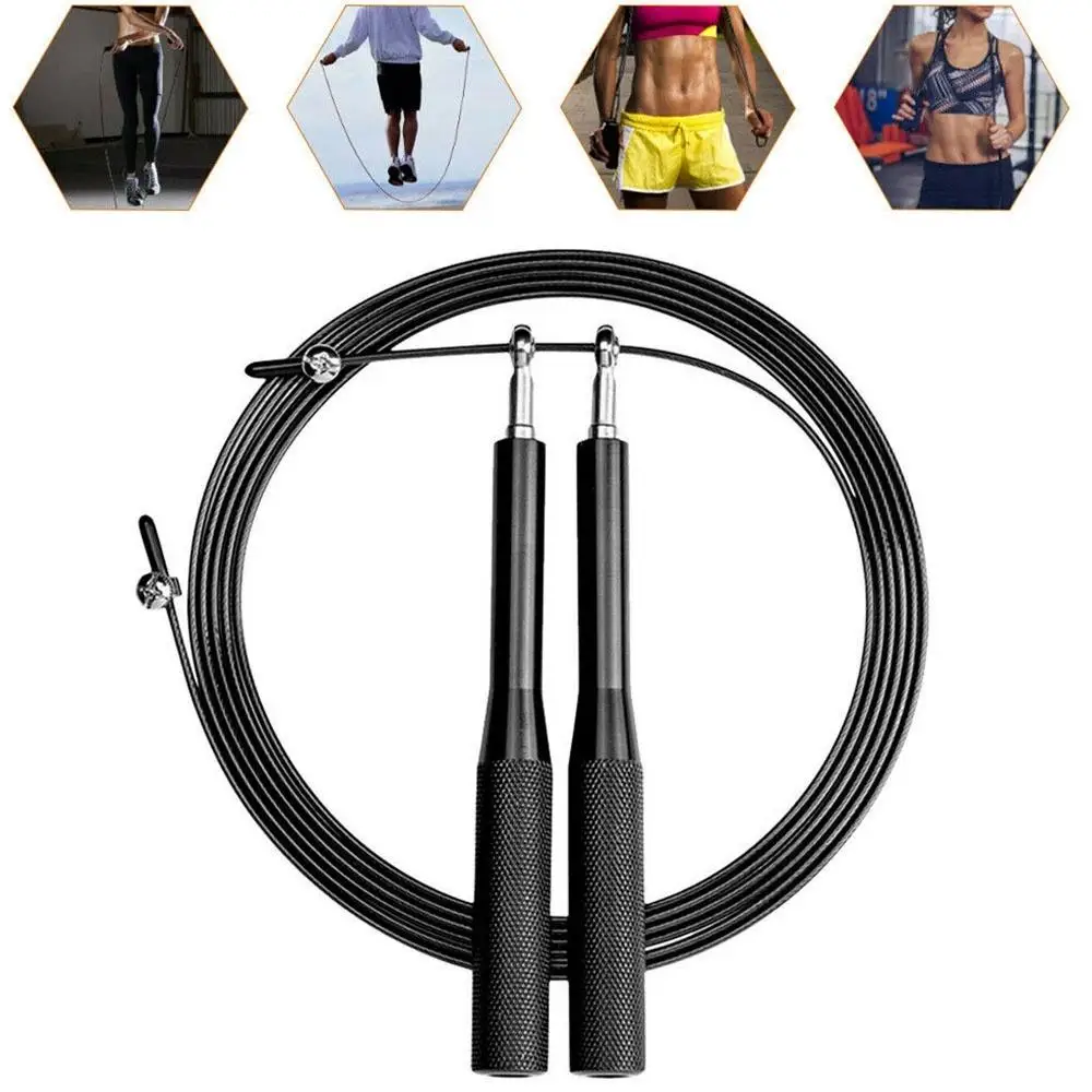 Workout Toy with Bearing Skipping Rope Jump Rope Diamond Head Durable Aluminum Handle Fitness Wire Rope Skipping Portable
Workout Toy with Bearing Skipping Rope Jump Rope Diamond Head Durable Aluminum Handle Fitness Wire Rope Skipping Portable