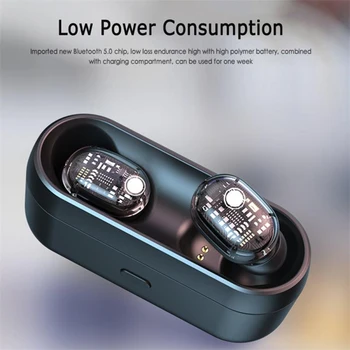 TWS Bluetooth Wireless Earphone 5.0 Touch Control Earbud Waterproof Stereo Music Sport Bluetooth Headphones Noise Cancel Headset 
TWS Bluetooth Wireless Earphone 5.0 Touch Control Earbud Waterproof Stereo Music Sport Bluetooth Headphones Noise Cancel Headset
