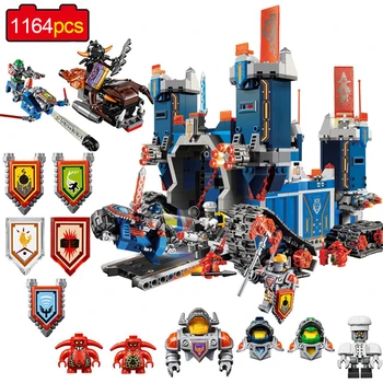 1164pcs NEXOE Series Knight The Fortrex Fit 70317 Model Building Blocks With Knight Figures and Shield Bricks Toys For Kid Gift
1164pcs NEXOE Series Knight The Fortrex Fit 70317 Model Building Blocks With Knight Figures and Shield Bricks Toys For Kid Gift