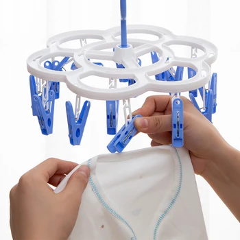 16 clip socks drying rack clothespin multifunctional hanger drying storage underwear laundry storage supplies multi-purpose clip 
16 clip socks drying rack clothespin multifunctional hanger drying storage underwear laundry storage supplies multi-purpose clip