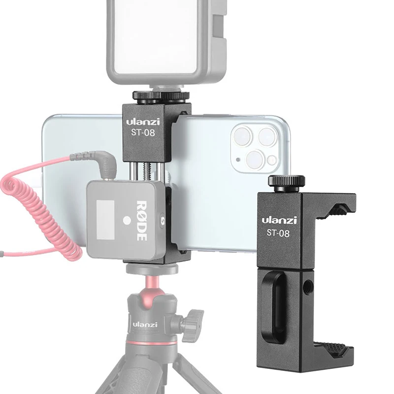 Ulanzi ST-08 Rode Wireless Go Tripod Phone Mount with Cold Shoe for Microphone LED Video Light Vlog Tripod Mount
Ulanzi ST-08 Rode Wireless Go Tripod Phone Mount with Cold Shoe for Microphone LED Video Light Vlog Tripod Mount
