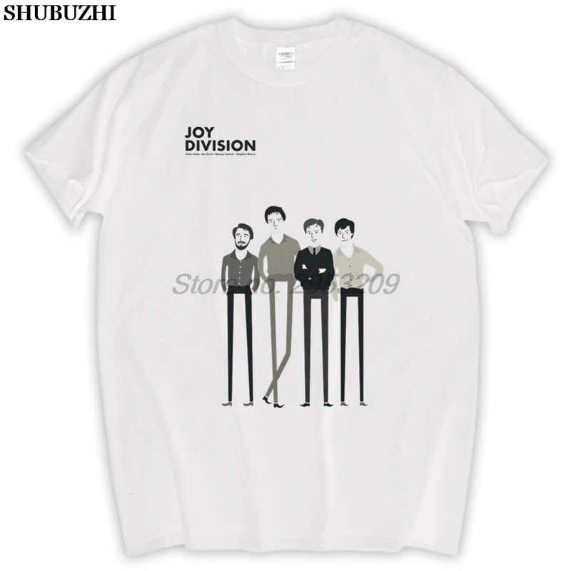 JOY DIVISION CURTIS Rock IAN Post-Punk футболка хлопковая Модная брендовая для мужчин новинка