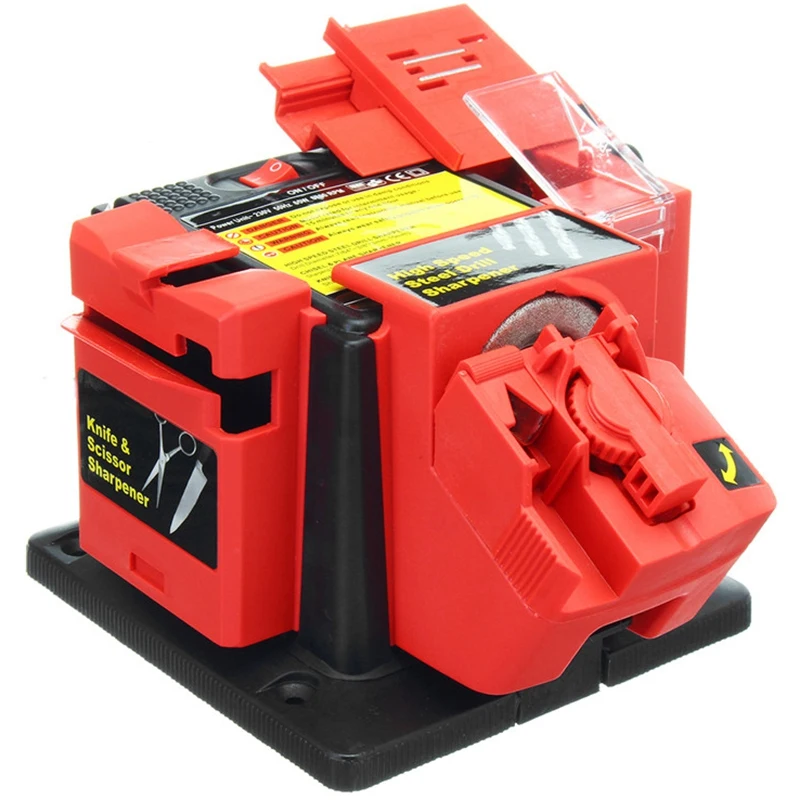 Eu Plug Multifunction Sharpener Electric Household Sharpener Tool For Knife Twist Drill Hss Drill Scissor Chisel Electric Grinde
Eu Plug Multifunction Sharpener Electric Household Sharpener Tool For Knife Twist Drill Hss Drill Scissor Chisel Electric Grinde
