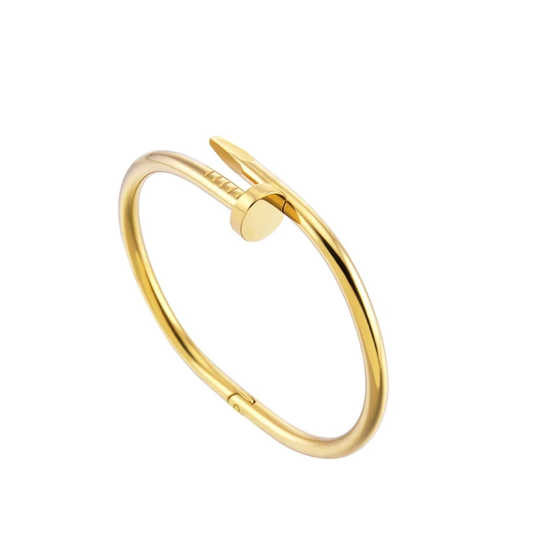 Trendy Simple Nail Bracelet Bangles For Women Stainless Steel Screw Bracelet Men Cuff Bracelet Pulseiras Femininas Jewelry
Trendy Simple Nail Bracelet Bangles For Women Stainless Steel Screw Bracelet Men Cuff Bracelet Pulseiras Femininas Jewelry