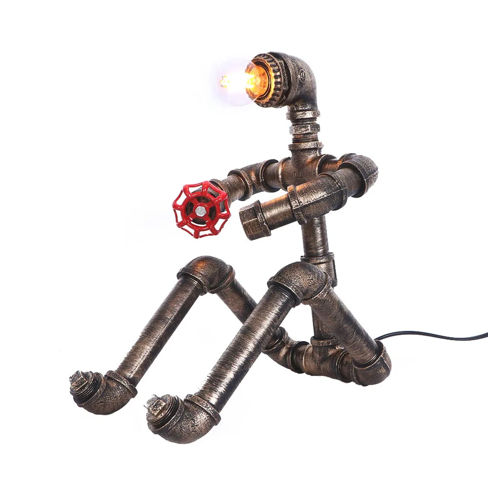 robot table lamp carton table lamp E27 LED bulb table lamp loft style decoration table light living room study room lighting
robot table lamp carton table lamp E27 LED bulb table lamp loft style decoration table light living room study room lighting