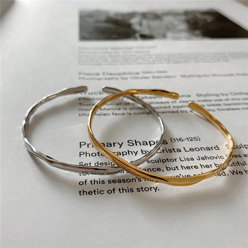 RUIYI Real 925 Sterling Silver Women Personalized Irregular Delicate Bangles Luxury Female FM-M Punk Pure Silver Niche Bangles
RUIYI Real 925 Sterling Silver Women Personalized Irregular Delicate Bangles Luxury Female FM-M Punk Pure Silver Niche Bangles