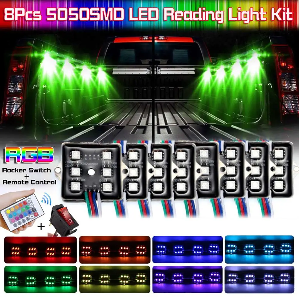1Set LED Flashlight 5050 SMD RGB Color LED Universal Truck Bed/Rear Box Waterproof Lighting Light 12V 48 LED for Van Car Truck
1Set LED Flashlight 5050 SMD RGB Color LED Universal Truck Bed/Rear Box Waterproof Lighting Light 12V 48 LED for Van Car Truck