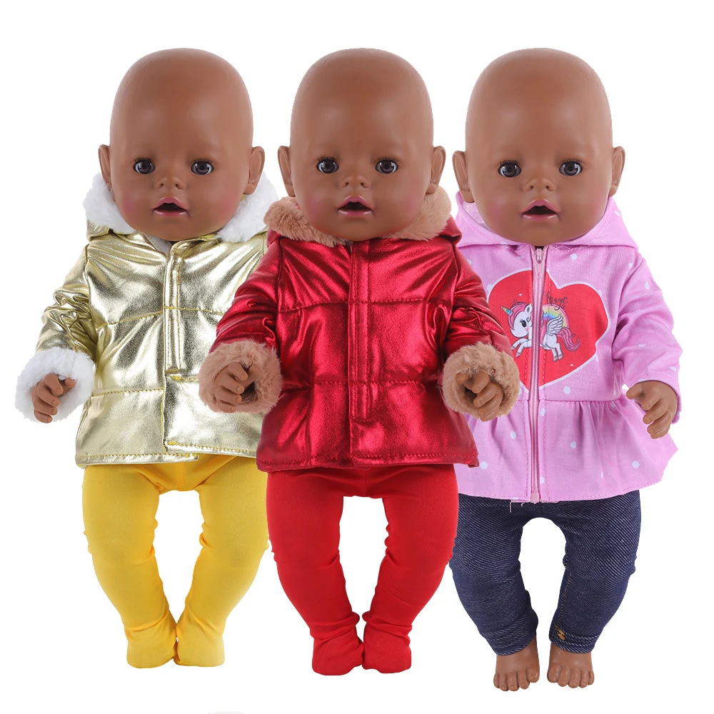 2020 New Baby New Born Fit 18 inch Doll Clothes Accessories Red and Yellow Down Jacket Suit For Baby Birthday Gift
2020 New Baby New Born Fit 18 inch Doll Clothes Accessories Red and Yellow Down Jacket Suit For Baby Birthday Gift