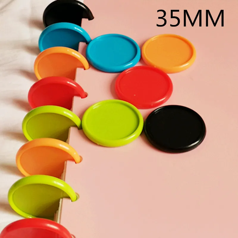100PCS35MM new color solid plastic binding ring binding buckle binding CD mushroom hole notebook CD buckle binder ring
100PCS35MM new color solid plastic binding ring binding buckle binding CD mushroom hole notebook CD buckle binder ring