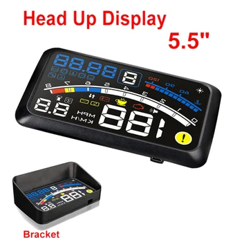 Car HUD Head-Up Display Auto OBDII Port Head-Up Display Car Styling Reader Speed Self-Adaptive Car Fuel Etc Parameter Display Al
Car HUD Head-Up Display Auto OBDII Port Head-Up Display Car Styling Reader Speed Self-Adaptive Car Fuel Etc Parameter Display Al