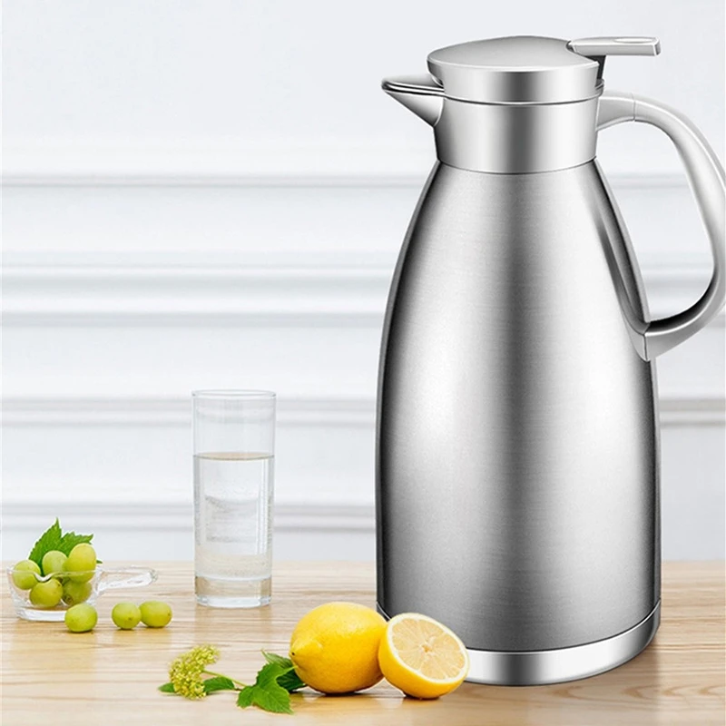 Stainless Steel Double Walled Vacuum Thermal Coffee Pot Tea Pot 12 Hour Heat Retention Vacuum Flask Water Pot
Stainless Steel Double Walled Vacuum Thermal Coffee Pot Tea Pot 12 Hour Heat Retention Vacuum Flask Water Pot