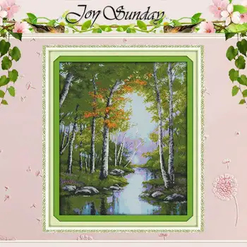 The stream autumn Counted Cross Stitch 11CT 14CT Cross Stitch Set Wholesale scenery Cross-stitch Kit Embroidery Needlework
The stream autumn Counted Cross Stitch 11CT 14CT Cross Stitch Set Wholesale scenery Cross-stitch Kit Embroidery Needlework