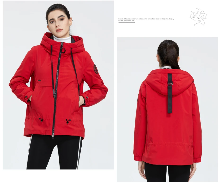 Women's Stylish Casual Hooded Jacket Women's Stylish Casual Hooded Jacket