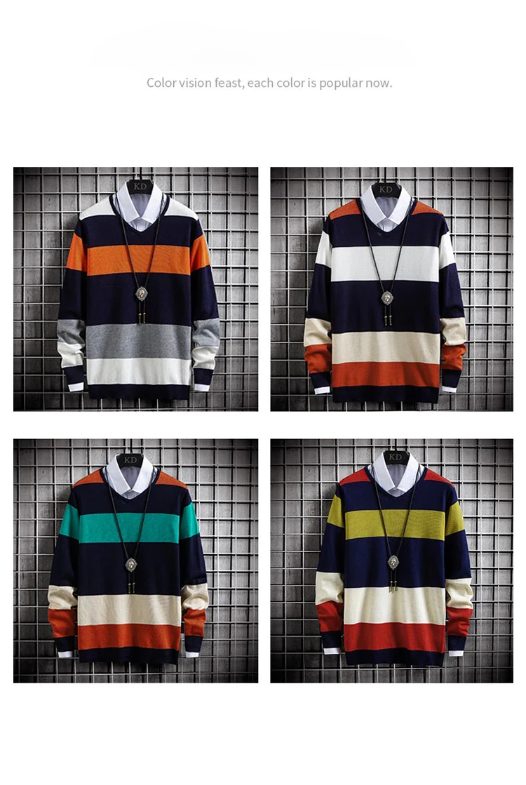 Waliicorners Long-sleeve Sweater Pullover Men's Warm V-neck Velvet Sweater Christmas Sweater Pullover 12 H2f80e8ac1e33424c9dba33e6ae9f5cb1a