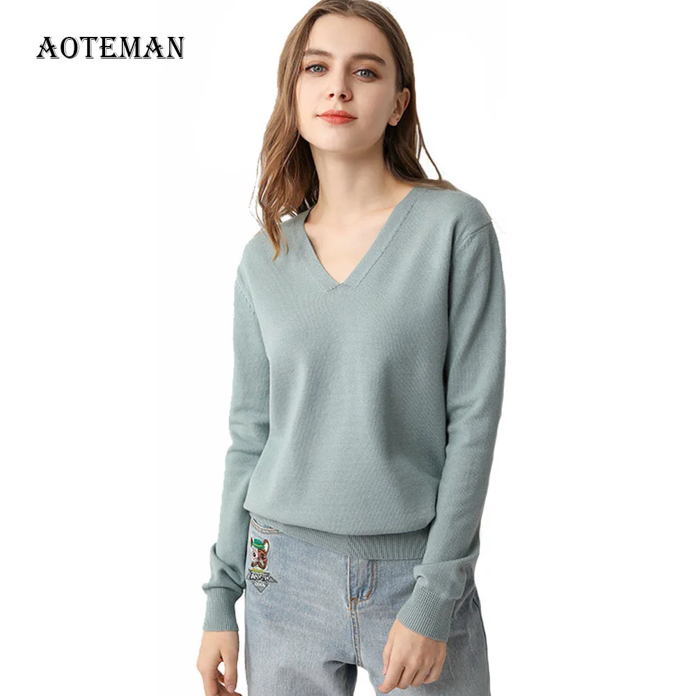 Autumn Winter Sweater Women 2020 Casual Solid Loose Long Sleeve White Sweater Sexy V Neck Oversized Pullover Knitted Sweaters
Autumn Winter Sweater Women 2020 Casual Solid Loose Long Sleeve White Sweater Sexy V Neck Oversized Pullover Knitted Sweaters