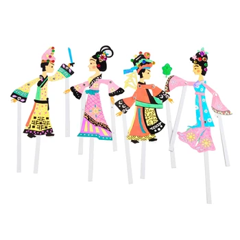 4pcs Chinese Traditional Shadow Puppetry Toy Chinese Traditional Culture DIY Craft Toys
4pcs Chinese Traditional Shadow Puppetry Toy Chinese Traditional Culture DIY Craft Toys