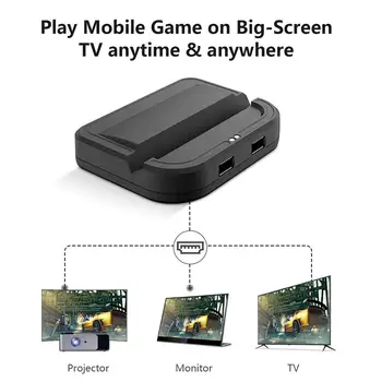USB 3.0 Mobile Game Controller 4K HDMI Type C Wired Connection Wired Gaming Converter Adapter For Android Smartphones/tables
USB 3.0 Mobile Game Controller 4K HDMI Type C Wired Connection Wired Gaming Converter Adapter For Android Smartphones/tables