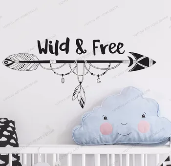 Art Home Sticker Wild Free Wall Dcorative Kids Cute Room Poster Boho Decels Arrow Decoration Beauty Decor Quotes Mural LY24
Art Home Sticker Wild Free Wall Dcorative Kids Cute Room Poster Boho Decels Arrow Decoration Beauty Decor Quotes Mural LY24