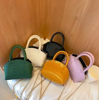 Crocodile pattern Mini Tote bag 2020 Fashion New High quality PU Leather Women's Designer Handbag Chain Shoulder Messenger Bag
Crocodile pattern Mini Tote bag 2020 Fashion New High quality PU Leather Women's Designer Handbag Chain Shoulder Messenger Bag
