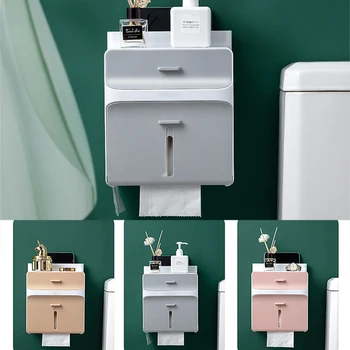 Waterproof Toilet Paper Holder Nordic Style ABS 1Pcs Tissue Box Bathroom Organizer Napkin Dispenser Wall Mounted Multifunction
Waterproof Toilet Paper Holder Nordic Style ABS 1Pcs Tissue Box Bathroom Organizer Napkin Dispenser Wall Mounted Multifunction