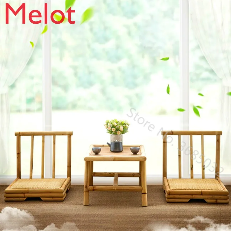 Simple bay window tatami coffee table table Japanese style small coffee table creative tea table and chairs solid wood Zen table
Simple bay window tatami coffee table table Japanese style small coffee table creative tea table and chairs solid wood Zen table