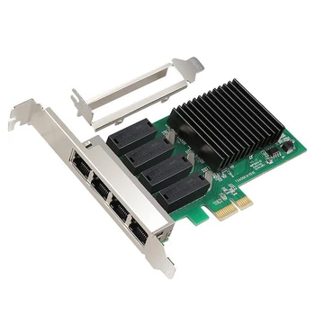 RTL8111H-T4 4-Port PCI-E X1 Gigabit Ethernet Network Card 10/100/1000Mbps LAN Adapter Controller Card
RTL8111H-T4 4-Port PCI-E X1 Gigabit Ethernet Network Card 10/100/1000Mbps LAN Adapter Controller Card