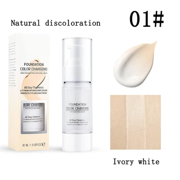 NEW Color Changing Foundation Makeup Liquid Base Face Moisturizing Concealer Cover Cream
NEW Color Changing Foundation Makeup Liquid Base Face Moisturizing Concealer Cover Cream